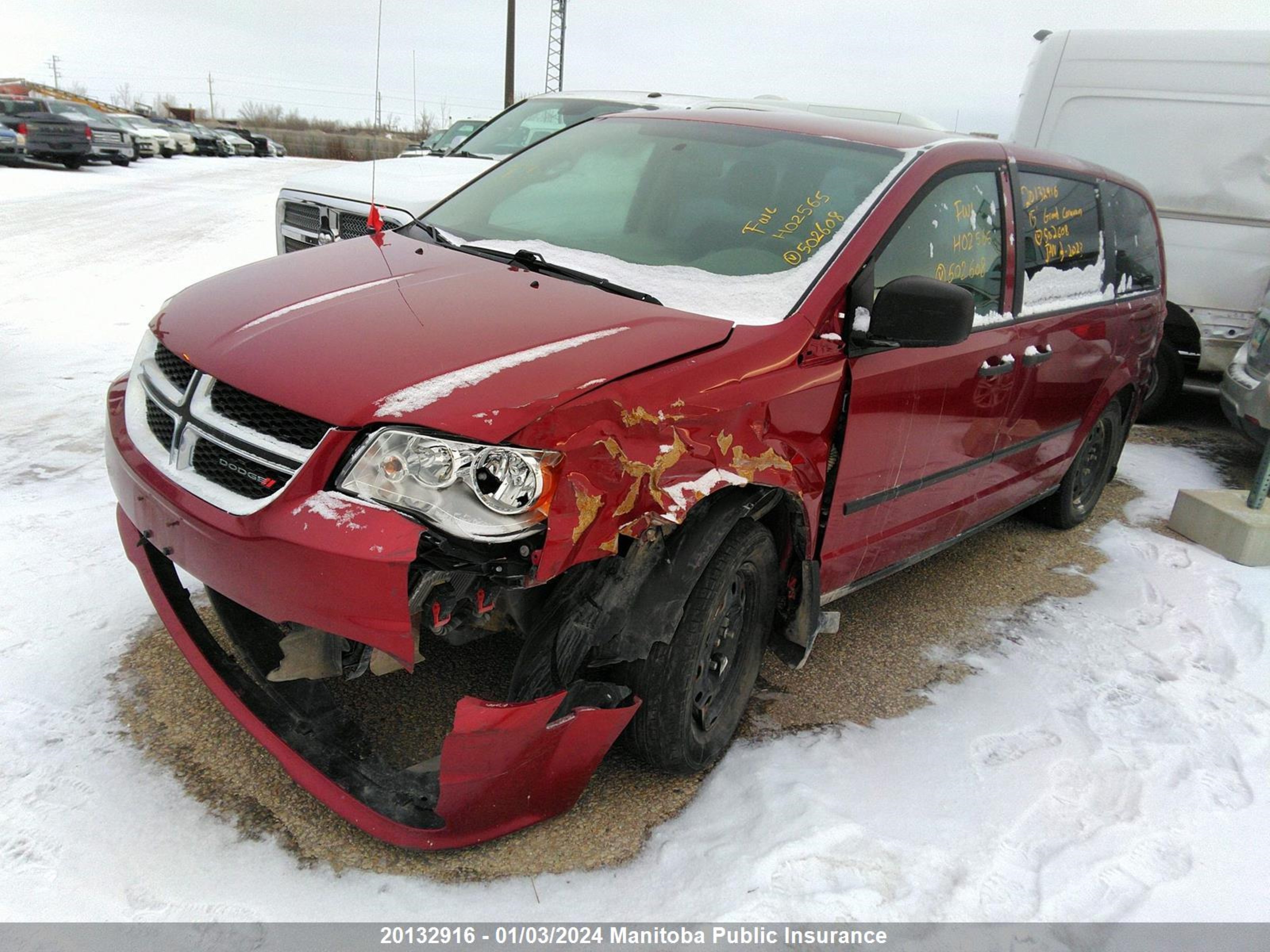 Photo 1 VIN: 2C4RDGBGXFR502608 - DODGE CARAVAN 