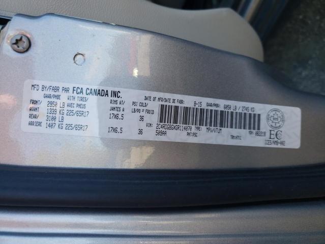 Photo 12 VIN: 2C4RDGBGXGR114070 - DODGE GRAND CARA 