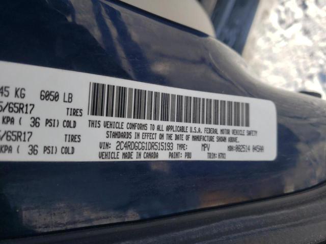 Photo 12 VIN: 2C4RDGCG1DR515193 - DODGE CARAVAN 