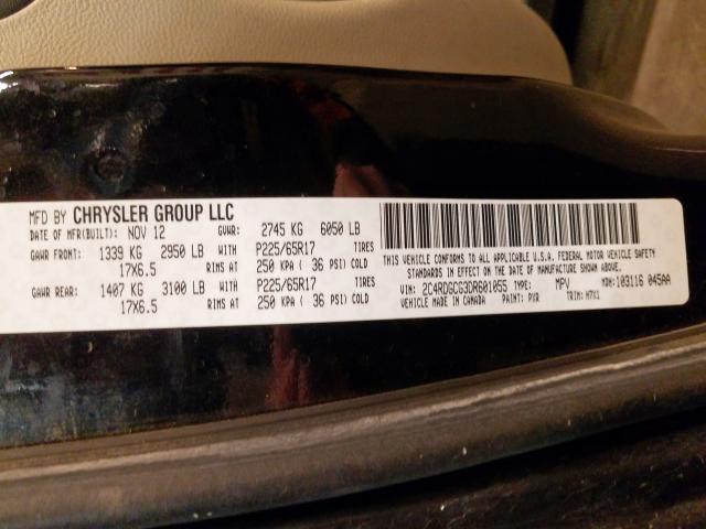 Photo 9 VIN: 2C4RDGCG3DR601055 - DODGE GRAND CARA 