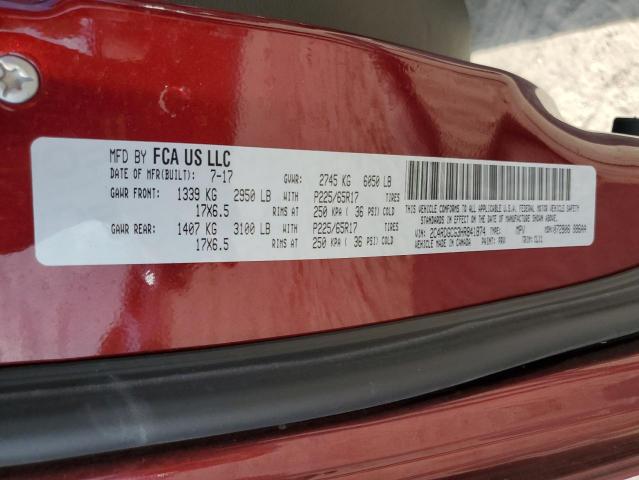 Photo 12 VIN: 2C4RDGCG3HR841874 - DODGE GRAND CARA 