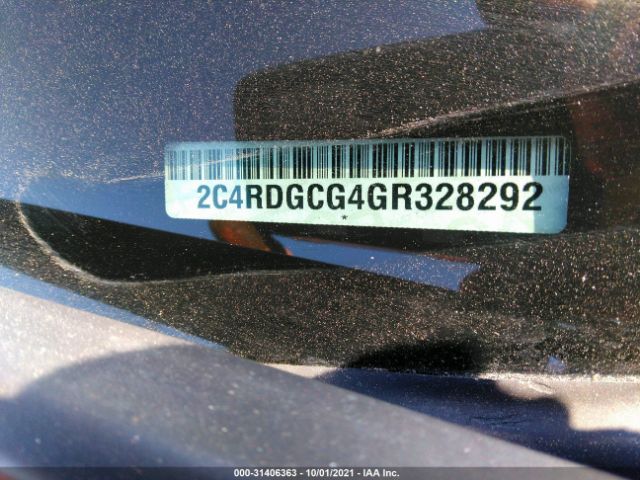 Photo 8 VIN: 2C4RDGCG4GR328292 - DODGE GRAND CARAVAN 