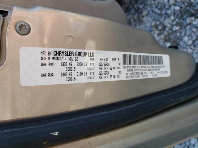 Photo 9 VIN: 2C4RDGCG5DR611909 - DODGE GRAND CARA 