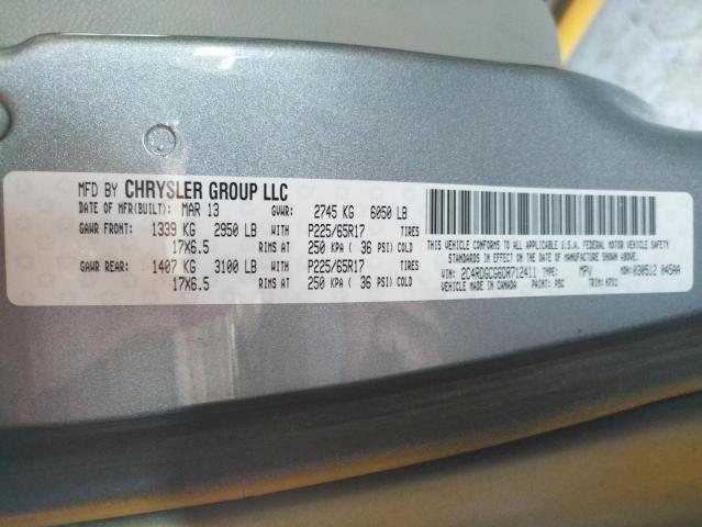 Photo 9 VIN: 2C4RDGCG6DR712411 - DODGE GRAND CARA 