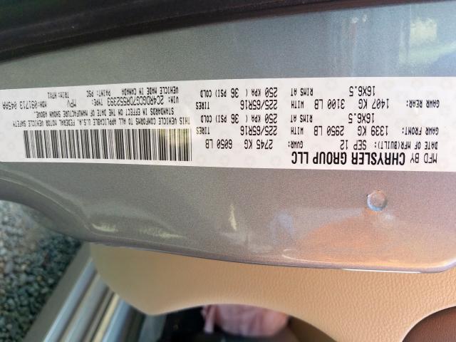 Photo 9 VIN: 2C4RDGCG7DR552393 - DODGE GRAND CARA 