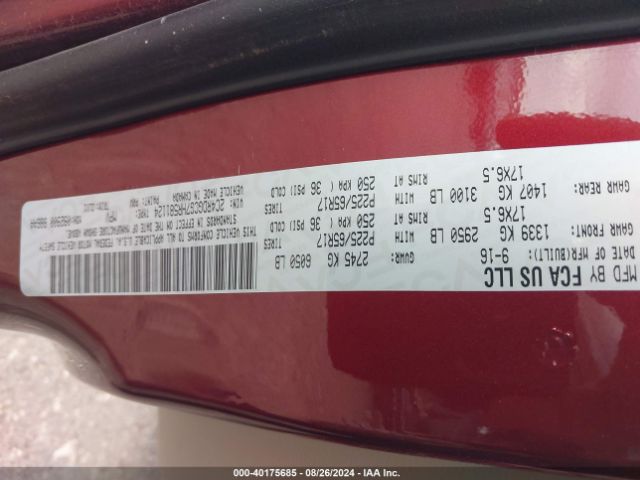 Photo 8 VIN: 2C4RDGCG7HR581124 - DODGE GRAND CARAVAN 