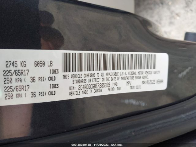 Photo 8 VIN: 2C4RDGCG8ER285329 - DODGE GRAND CARAVAN 