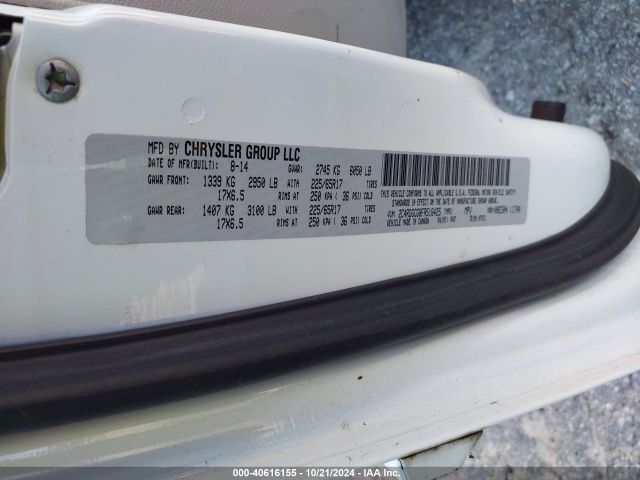 Photo 8 VIN: 2C4RDGCG8FR516425 - DODGE GRAND CARAVAN 