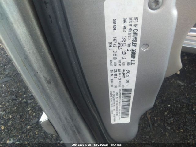 Photo 8 VIN: 2C4RDGCGXCR357905 - DODGE GRAND CARAVAN 