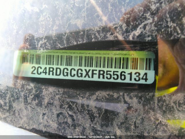 Photo 8 VIN: 2C4RDGCGXFR556134 - DODGE GRAND CARAVAN 