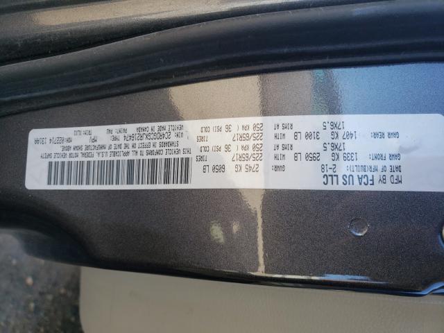 Photo 9 VIN: 2C4RDGCGXJR216474 - DODGE GRAND CARAVAN 