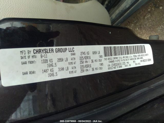 Photo 8 VIN: 2C4RDGDG0CR111525 - DODGE GRAND CARAVAN 