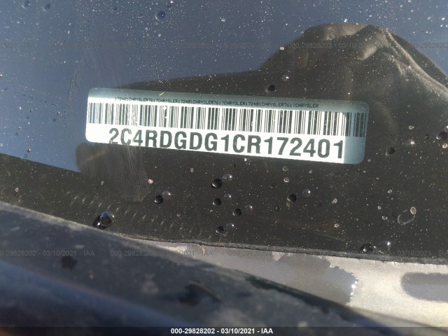 Photo 8 VIN: 2C4RDGDG1CR172401 - DODGE GRAND CARAVAN 