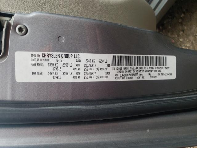 Photo 9 VIN: 2C4RDGDG7DR804397 - DODGE GRAND CARA 