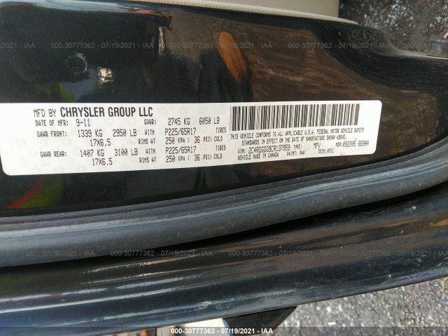 Photo 8 VIN: 2C4RDGDG9CR137959 - DODGE GRAND CARAVAN 