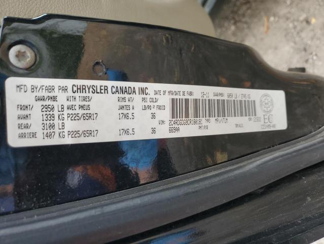 Photo 12 VIN: 2C4RDGDG9CR180181 - DODGE GRAND CARA 