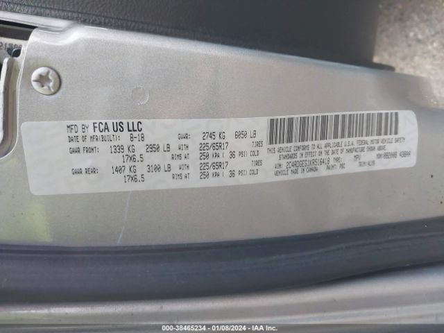 Photo 8 VIN: 2C4RDGEG1KR516418 - DODGE GRAND CARAVAN 