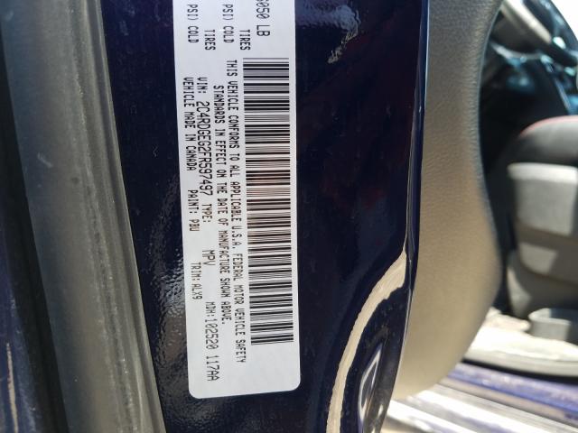 Photo 9 VIN: 2C4RDGEG2FR597497 - DODGE GRAND CARAVAN 