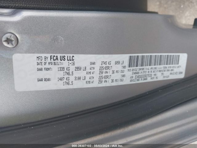 Photo 8 VIN: 2C4RDGEG2GR275332 - DODGE GRAND CARAVAN 