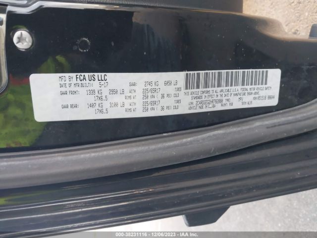 Photo 8 VIN: 2C4RDGEG2HR782880 - DODGE GRAND CARAVAN 