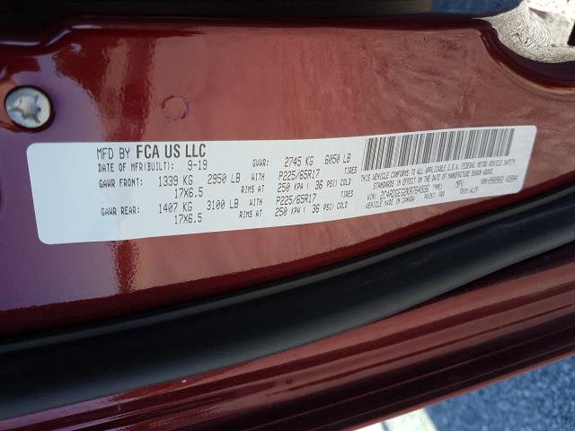 Photo 9 VIN: 2C4RDGEG2KR764936 - DODGE GRAND CARA 