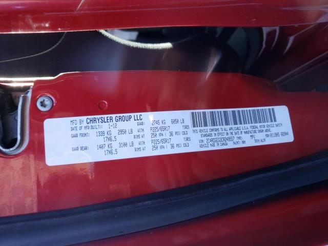 Photo 9 VIN: 2C4RDGEG3CR249557 - DODGE GRAND CARA 