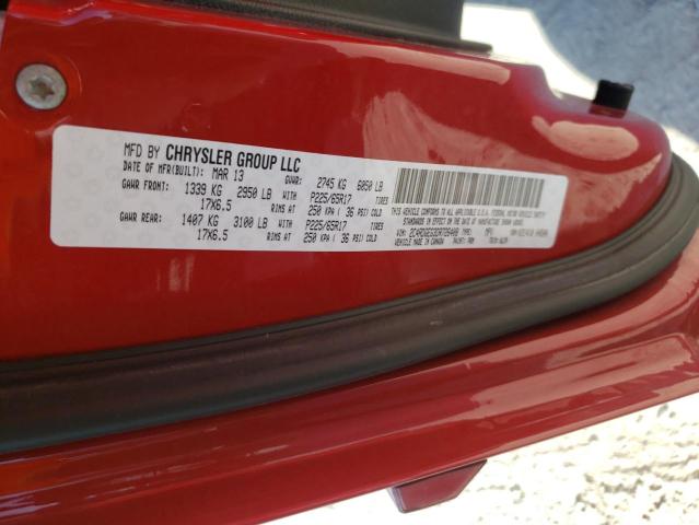 Photo 9 VIN: 2C4RDGEG3DR726408 - DODGE GRAND CARA 