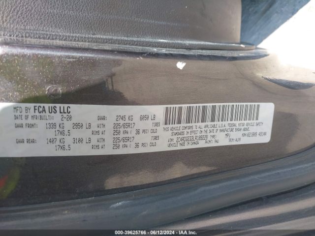 Photo 8 VIN: 2C4RDGEG3LR189229 - DODGE GRAND CARAVAN 