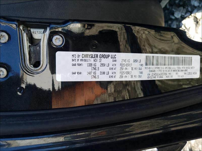 Photo 9 VIN: 2C4RDGEG4DR557094 - DODGE GRAND CARA 