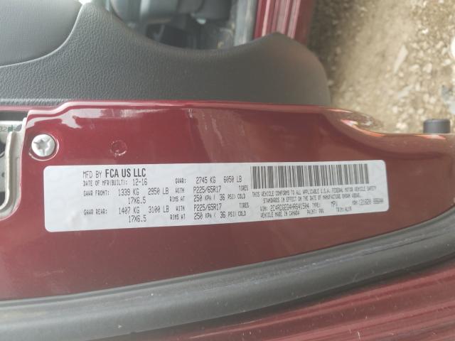 Photo 9 VIN: 2C4RDGEG4HR641504 - DODGE GRAND CARA 