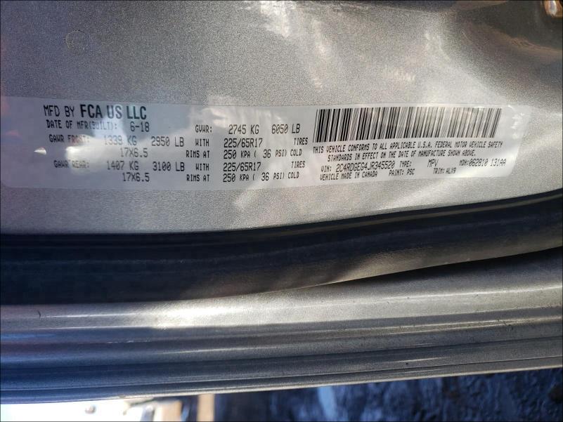 Photo 9 VIN: 2C4RDGEG4JR345520 - DODGE GRAND CARA 