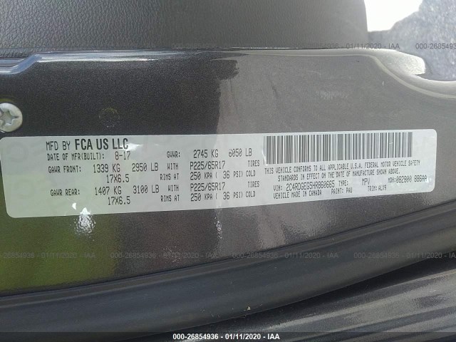 Photo 8 VIN: 2C4RDGEG5HR860665 - DODGE GRAND CARAVAN 