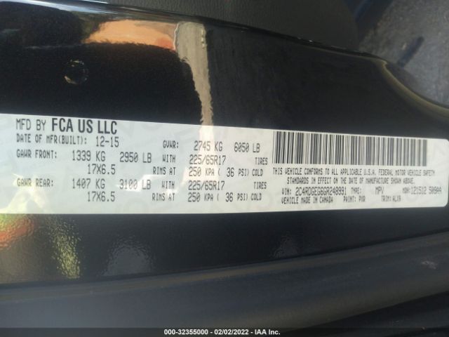 Photo 8 VIN: 2C4RDGEG6GR248991 - DODGE GRAND CARAVAN 