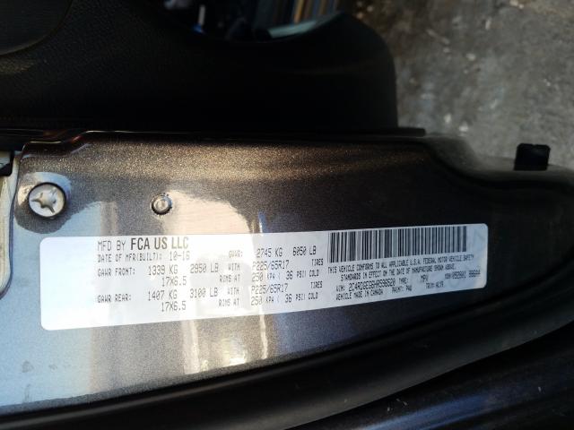 Photo 9 VIN: 2C4RDGEG6HR596520 - DODGE GRAND CARA 