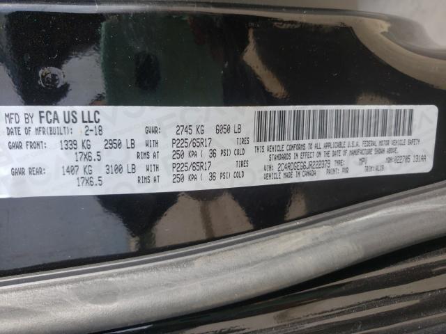 Photo 9 VIN: 2C4RDGEG6JR222379 - DODGE GRAND CARAVAN 