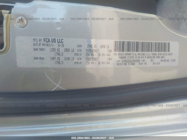 Photo 8 VIN: 2C4RDGEG6JR344983 - DODGE GRAND CARAVAN 