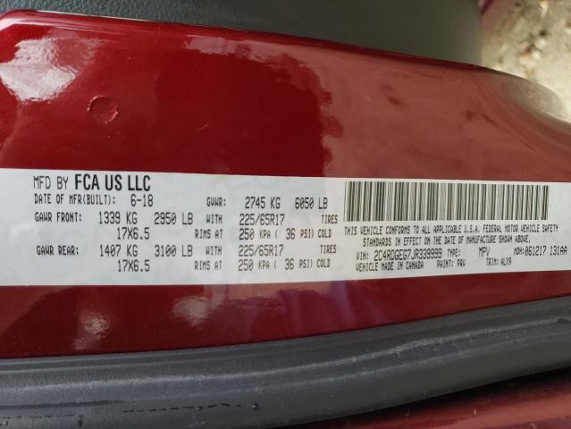 Photo 13 VIN: 2C4RDGEG7JR339999 - DODGE GRAND CARA 