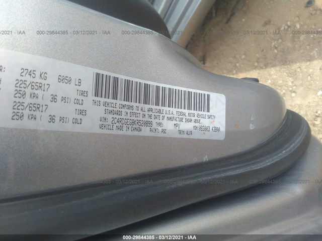 Photo 8 VIN: 2C4RDGEG8KR520899 - DODGE GRAND CARAVAN 