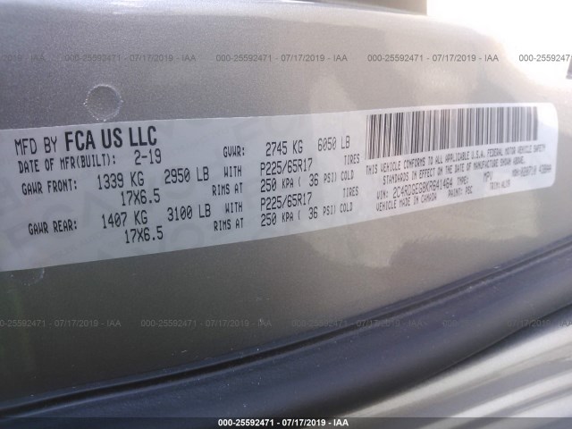 Photo 8 VIN: 2C4RDGEG8KR641464 - DODGE GRAND CARAVAN 