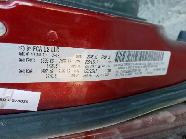 Photo 9 VIN: 2C4RDGEG8KR658698 - DODGE GRAND CARA 