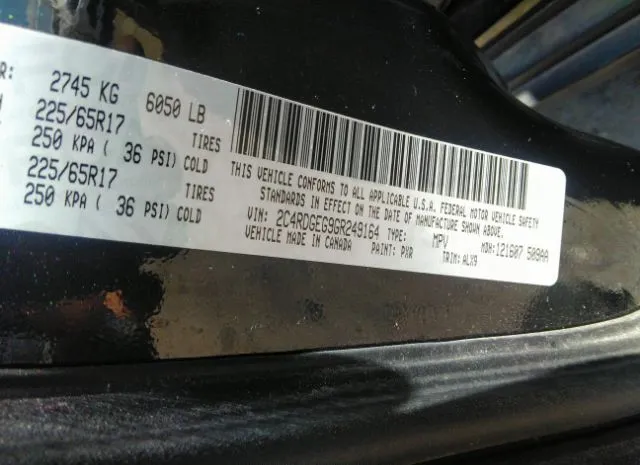 Photo 8 VIN: 2C4RDGEG9GR249164 - DODGE GRAND CARAVAN 