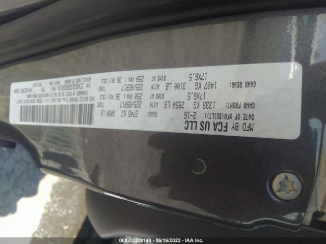 Photo 8 VIN: 2C4RDGEG9GR324316 - DODGE GRAND CARAVAN 