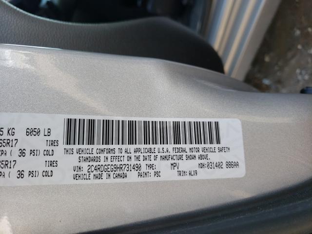 Photo 9 VIN: 2C4RDGEG9HR731490 - DODGE GRAND CARA 