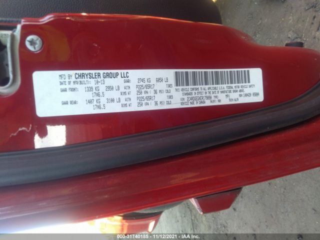 Photo 8 VIN: 2C4RDGEGXER179090 - DODGE GRAND CARAVAN 