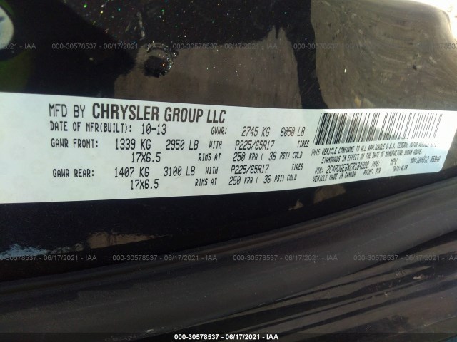 Photo 8 VIN: 2C4RDGEGXER184998 - DODGE GRAND CARAVAN 