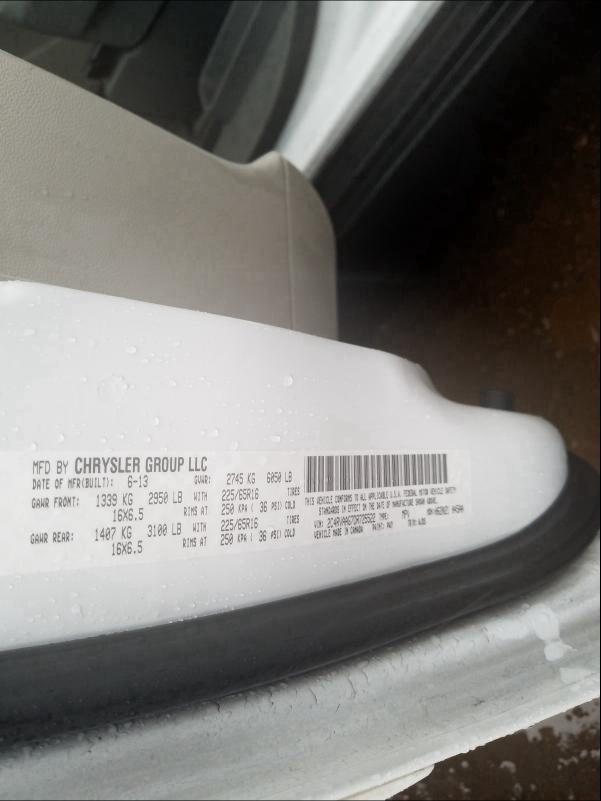 Photo 9 VIN: 2C4RVAAG7DR725522 - VOLKSWAGEN ROUTAN S 