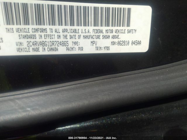 Photo 8 VIN: 2C4RVABG1DR724865 - VOLKSWAGEN ROUTAN 