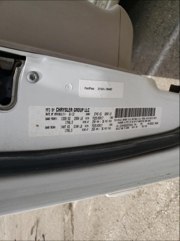 Photo 9 VIN: 2C4RVABG2DR725443 - VOLKSWAGEN ROUTAN SE 