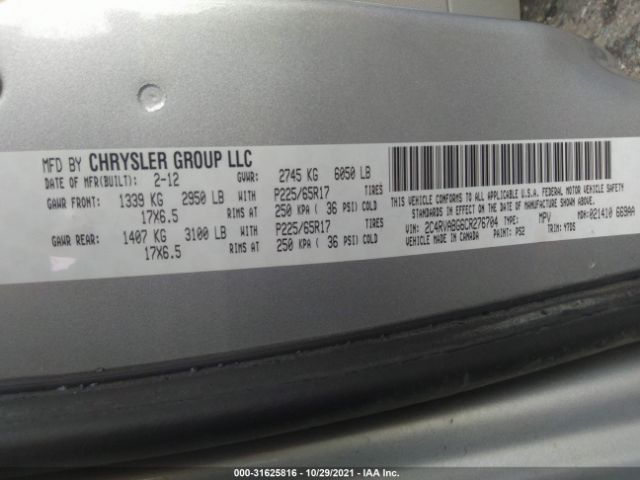 Photo 8 VIN: 2C4RVABG6CR276704 - VOLKSWAGEN ROUTAN 