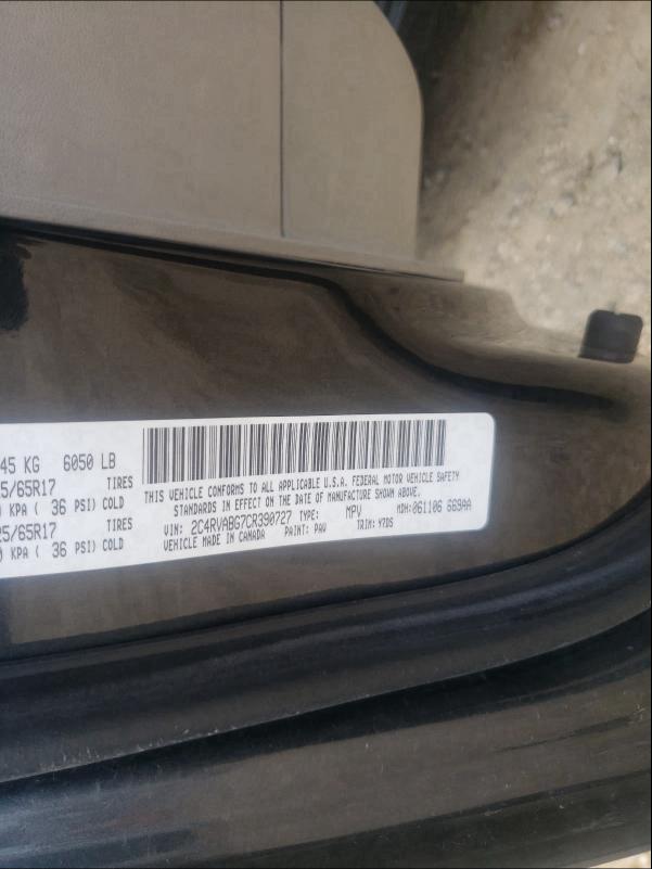 Photo 9 VIN: 2C4RVABG7CR390727 - VOLKSWAGEN ROUTAN SE 